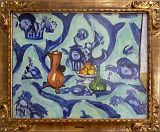 149 Ermitage Matisse 1909 Table bleue tissus